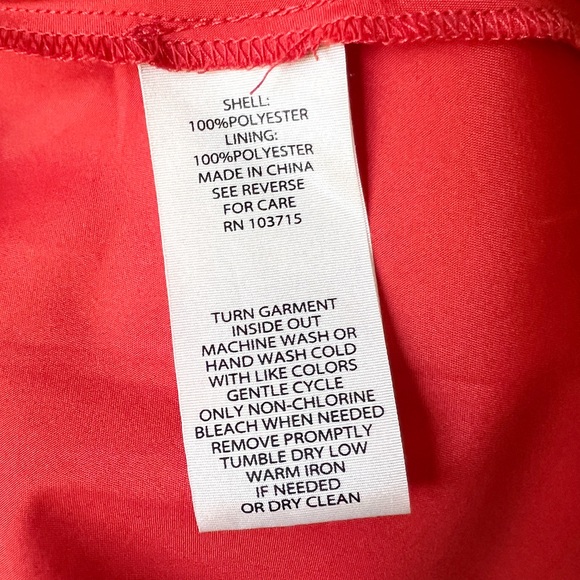 Nanette Lepore Bright Red Floral Belted Dress - Picture 14 of 15